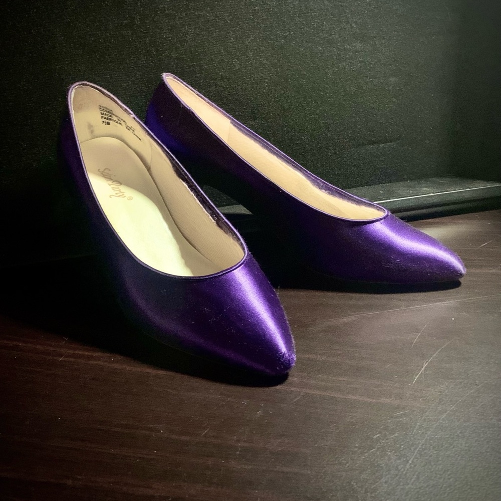 Vintage Satin Party Heels